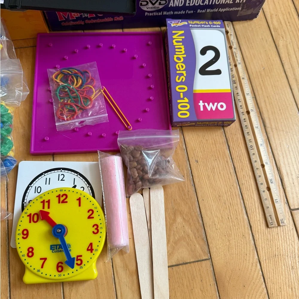 Mathtacular Kids Math Manipulative Kit - Educational Math Toy Set - Picture 3 of 8